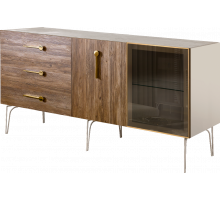 Комод для гостиной Богемия Вуд (Bogemia Wood) БМКМ-4(Wo)[5][10]